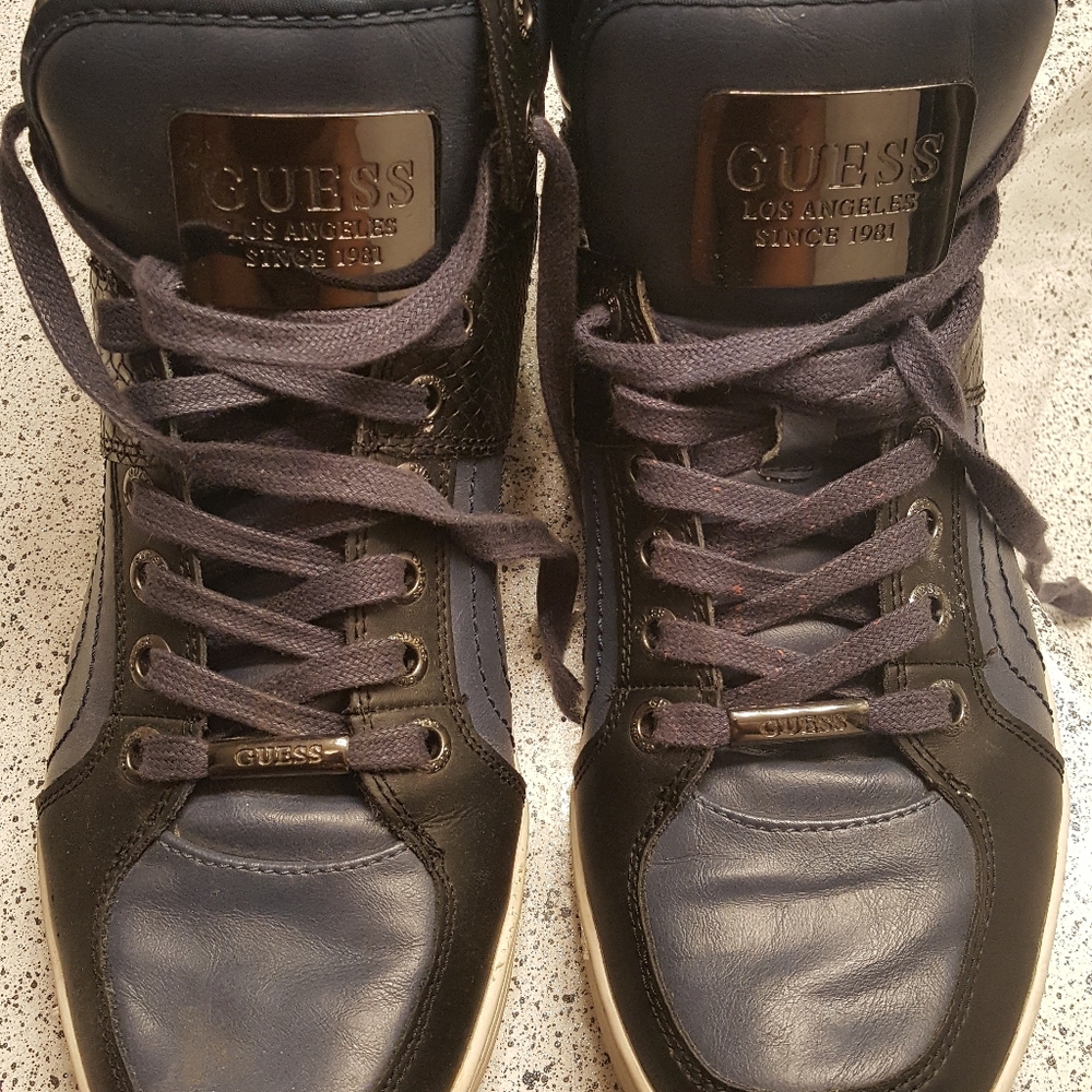Guess size 11.5 black and blue